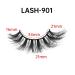 8D Fluffy Dramatic Faux Mink False Eyelashes - 9 Pairs, 21MM Long Thick Volume Crossed Fake Lashes Pack - Buy Online on GoSupps.com