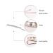 Rhinestone Bobby Pin Metal Hair Clips - 12 Pieces Clear Crystal Barrette Pins for Women and Girls - Buy Online on GoSupps.com