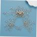 MAGICLULU 4 Sets Bridal Headwear Bride Hair Comb Rhinestone Hair Clip Hair Teasing Comb Pearl Hair Clip Crystal Hair Comb Bridal Hair Clip Rhinestone Headpiece Zinc Alloy Wedding Women's - Buy Online on GoSupps.com