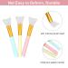 FIRDINK Spa Headband Set - 6 Soft Coral Red Fleece Headbands & 3 Silicone Brushes for Makeup & Face Washing - Perfect for Showers and Skincare Routine - Buy Online on GoSupps.com