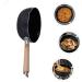 ABOOFAN 2pcs Maifan Stone Noodles Pan Iron Frying Pan Small Soup Pot Wok for Induction Cooktop Non Stick Frying Pan Cooking Pan with Lid Cooker Pan Wood Noodle Pot Wooden Handle - Buy Online on GoSupps.com