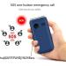 Artfone F20 Big Button Mobile Phone for Elderly - Sim Free, Easy to Use, SOS Button, Torch, FM Radio - 2.4 LCD Display - Blue - Buy Online on GoSupps.com