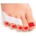 Buy Toe Spreader Silicone with Ball Protection | Hallux Valgus Correction Gel | Toe Separator & Stretcher 4x - International Shipping Available - Buy Online on GoSupps.com