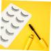 minkissy 15 Pairs Short False Eyelashes Fake Cosmetic Eyelashes Art Eyelashes Makeup Brishes Toiletries Natural Look Eyelashes Extension Lashes False Lashes Artificial Fiber 3d Glue Fluffy - Buy Online on GoSupps.com