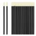 100 Pack Disposable Lip Brushes Lipstick Wands Lip Gloss Applicator Brush Makeup Tool Make Up Applicators Perfect Beauty Cosmetic Kits Mascara Wand Set Lash Spoolies for Eyelash Extensions (Black)