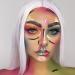 SK INFINITY Classic Fuchsia Pink Face and Body Paint 18ml - Professional Water Based Single Cake Makeup for Adults and Kids - Buy Online on GoSupps.com