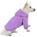 Hualisiji dogs hoodie dogs sweatshirt dog sweater with hood chihuahua sweater warm and light with a soft texture easy to wear and light colors (XXL purple) XXL purple