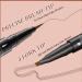 Trailott Eyebrow Pen Trailott Microblading Eyebrow Pen Trailott Brow Pen 2in 1 Liquid Eyebrow Pencil Double Head Liquid Eyebrow Pencil for Natural Makeup All Day (Black) - Buy Online on GoSupps.com