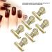 12-Piece Nail Clip Set - Curved C Fingernail Extension Clips for Fiberglass Nail Art - Gold Multifunctional Accessories - Buy Online on GoSupps.com