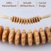 Accmuzzy Wooden Fascia Roll & Massage Roller - Ultimate Muscle Relaxation & Body Shaping Device for Legs - Buy Online on GoSupps.com