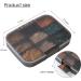 Restree Portable Pill Organizer - Moisture-Proof Travel Case for Vitamins, Medicine, Supplements - Extra Large 9 Compartments (Black) - Buy Online on GoSupps.com