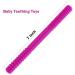 Munchewy Sensory Teething Tubes (4 Pack) - Soft Silicone Chew Toy for Babies, Toddlers, Kids with Special Needs - Autism, ADHD, SPD - BPA-Free (Blue Green Purple Red) - Buy Online on GoSupps.com