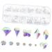 EXCEART 1 Box boxed Nail set accessories nail Symphony Metal Strip DIY charms nail decorations manicure Accessories girl manicure decoration diamond jewelry charm metal nail charms