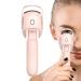Wpsagek Eyelash Heated Curler | Portable Lash Curling Tool Rapid Heat-up Lash Curler with 3 Heating Modes Temperature Control Eye Lash Curler Makeup for Women Pink