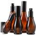 Buy 3 x 100ml Refillable Amber Glass Spray Bottles for Cosmetics Perfume & Cleaning - Fine Spray & Dust Protection Cap - International Shipping - Buy Online on GoSupps.com