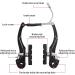 GASHWER Complete Bike Brakes Set - Front & Rear MTB Brakes Kit with Callipers, Cables, Levers & Wrenches - Black - Buy Online on GoSupps.com