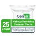 CeraVe Gentle Makeup Remover Cloths - 25 Ultra Soft Pre-Moistened Towelettes - Buy Online on GoSupps.com