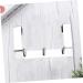 Alipis 2pcs Over Door Clothes Hanger Rack Over The Door Hanger S Hook Door Hook Hanger Hook up On The Door 21.3*12.4cmx2pcs 3 Hooksx2pcs - Buy Online on GoSupps.com