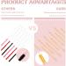Vlasy Hair Extension Loop Needle Threader Set - 10PCS Micro/Nano Bead Pulling Hook Tools for Hair and Feather Extensions - Buy Online on GoSupps.com
