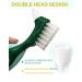 Premium Hard Denture Brush - Multi-Layered Bristles, Portable Double Sided Cleaning Brush - Denture Care (Pack of 3) - Buy Online on GoSupps.com