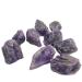 Natural Crystal Rough 1pc/100g Natural Bulk Raw Stone Dark Amethyst Irregular Natural Rock Purple for Specimen Collection Garden Decor (Color : 100g Size : 3-5cm) 3-5cm 100g