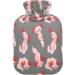 Cute Pink Axolotl Hot Water Bottle - 2L Plush Cover for Hand & Foot Warmer | Ideal Gift for All Ages - Marine Animal Winter Essential - Buy Online on GoSupps.com