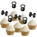 14 Pack Gym Weights Birthday Party Cupcake Decorations | Fun & Unique Fit for Celebration - Buy Online on GoSupps.com