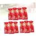 COLLBATH 10pcs Christmas Pouch Convenient Storage Bag Drawstring Bags for Candy Bag Elk Packing Bag - Buy Online on GoSupps.com