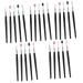 Baluue 25 Pcs Silicone Eyeshadow Brush Lip Applicator Makeup Lip Brush Cream Eyeshadow Brush