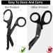 2 Pack Trauma Shears 5.8 Inch Stainless Steel Medical Scissors with Carabiner - Ideal for Nurses, Doctors, EMT, and EMS - Buy Online on GoSupps.com