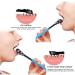 Rufuz Double-Sided Six-Hole Tongue Scraper | Reusable Mouth Cleaning Brush for Fresh Breath | International Shipping - Buy Online on GoSupps.com