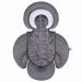 INFANZIA New 2-in-1 Head & Body Supports for Baby Newborn Infants - Extra Soft Stroller Cushion Pads Car Seat Insert Prefect for All Seasons Grey