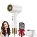 Numoya Hair Dryer Numoya Jetspeed Hair Dryer Numoya Jet Speed Hair Dryer Numoya Blow Dryer High Speed Hair Dryer Quick Drying Professional High Speed Blow Dryer with Diffuser for Curly Hair (B)