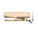 PURECODE Titanium infuse pro vapor flat iron & heat protector serum - hair straightener and curling iron 2 in 1 for hair styling Gold