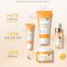 4 Pack Vitamin C Moisturizing Skin Care Set for Women Girls Anti-Aging Brightening Face Skin Care Kit Cleanser Serum Eye Cream and Eye Cream - Buy Online on GoSupps.com