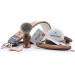 JAG SHAVING SHIAL SET-6-piece shaving brush set-razor-set-roof hair rasier brush-cut-throat razor-shaving soap-shaving bowl-lid-alum block-leather strazier-wooden rasier set
