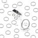 100 Pcs 12mm Split Key Rings Bulk - Small Keychain Connectors for DIY Crafts - Buy Online on GoSupps.com