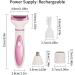 Yinuoday 4-in-1 Electric Razor for Women - Wet & Dry Cordless Hair Remover Bikini Trimmer Perfect for Legs & Face - Buy Online on GoSupps.com