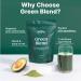 Nutriseed Green Blend: Powerful Superfoods & Adaptogens | Vegan, Gluten-Free, All Natural - 30 Servings - Buy Online on GoSupps.com