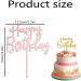 4 Pieces Happy Birthday Cake Topper Cake Decoration Supplies Cake Topper Cake Toppers Birthday Personalised for Birthday Cake Decorations Supplies (Multicolor) - Buy Online on GoSupps.com