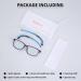 BiBiBear Kids Blue Light Blocking Glasses - Bendable Lens Legs Reduces Eyestrain for Girls & Boys - Buy Online on GoSupps.com