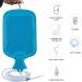 Enema Bag 2L Home Kit - 6.5ft Silicone Hose Adjustable Flow Valve & Tips for Effective Colon Cleansing - Buy Online on GoSupps.com