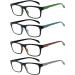 Eyekepper 4 Pack Reading Glasses - Pattern Design Women Men Reading Glasses +0.50 +0.5 Diopters (4 Pack) 4 Pack Mix