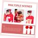 Beavorty 15 Pairs Tassel Hair Ball Hair Clip Chinese Hair Stick Hanfu Hair Clip Kids Hair Barrettes Hair Accessories for Girls Girl Child Modeling Artificial Fur Tassel Fur Ball Red - Buy Online on GoSupps.com