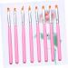 minkissy 3 Sets Gel Nail Brush Nail Art Supplies Detail Drawing Brush Nail Gel Kit De Manicura Nail Art Tips Builder Gel Builder for Nails Builder Gel for Nails Pink Tool Painted - Buy Online on GoSupps.com