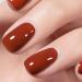 Vishine Gel Nail Polish 15ml Deep Orange Pumpkin Color Soak Off UV LED Long-Lasting Nail Gel Polish Nail Art Home DIY Manicure Nail Salon Varnish #928