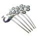 Ipetboom Womens Barrettes for Hair Bridal Hair Accessories Hair Barrette Pearl Hair Comb for Bridal Rhinestone Hair Clip Hairpins Hairpin Comb Hair Pin Comb Earth Tones Miss Five-tooth Comb