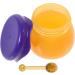 FRCOLOR Bee Balm Lip Balm Honey Pot 6g Small Lip Balm Jar Refillable Cosmetic Jar Empty Cream Container with Spoon-Dark Blue - Buy Online on GoSupps.com
