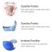 Xiaoxin Baby Bite Toys - Silicone Bite Gloves & Pacifiers for Toddlers 3+ Months | Safe Removable Pink Teething Ring - Buy Online on GoSupps.com