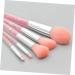 5 Set Powder Brush Face Painting Makeup Kit for Women - Diamond Blush & Eyebrow Brushes - Travel-Friendly Pink Suite - Perfect Facial Cosmetics Tool - Buy Online on GoSupps.com